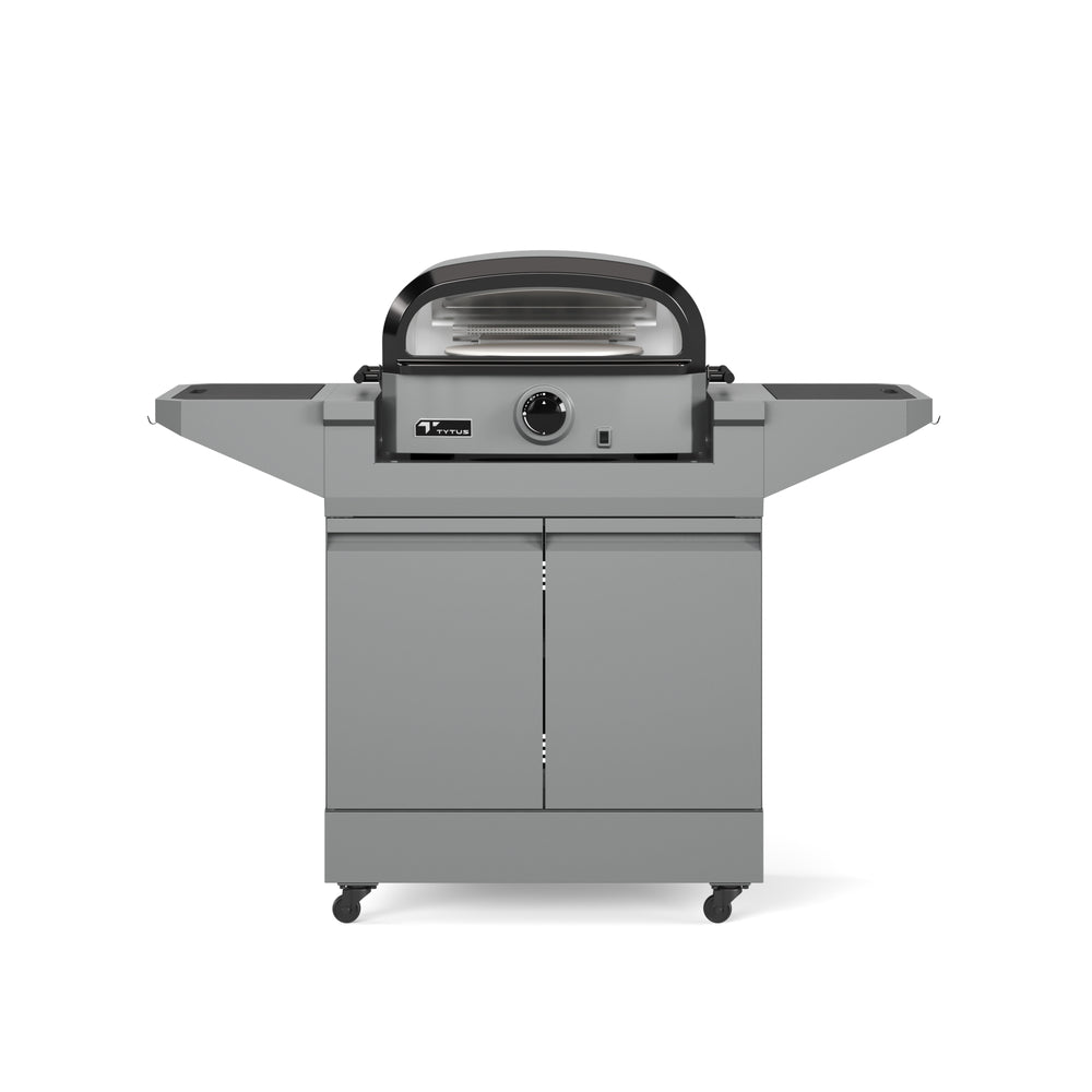 TYTUS Emberwood Pizza Oven with Grill and Prep Cart