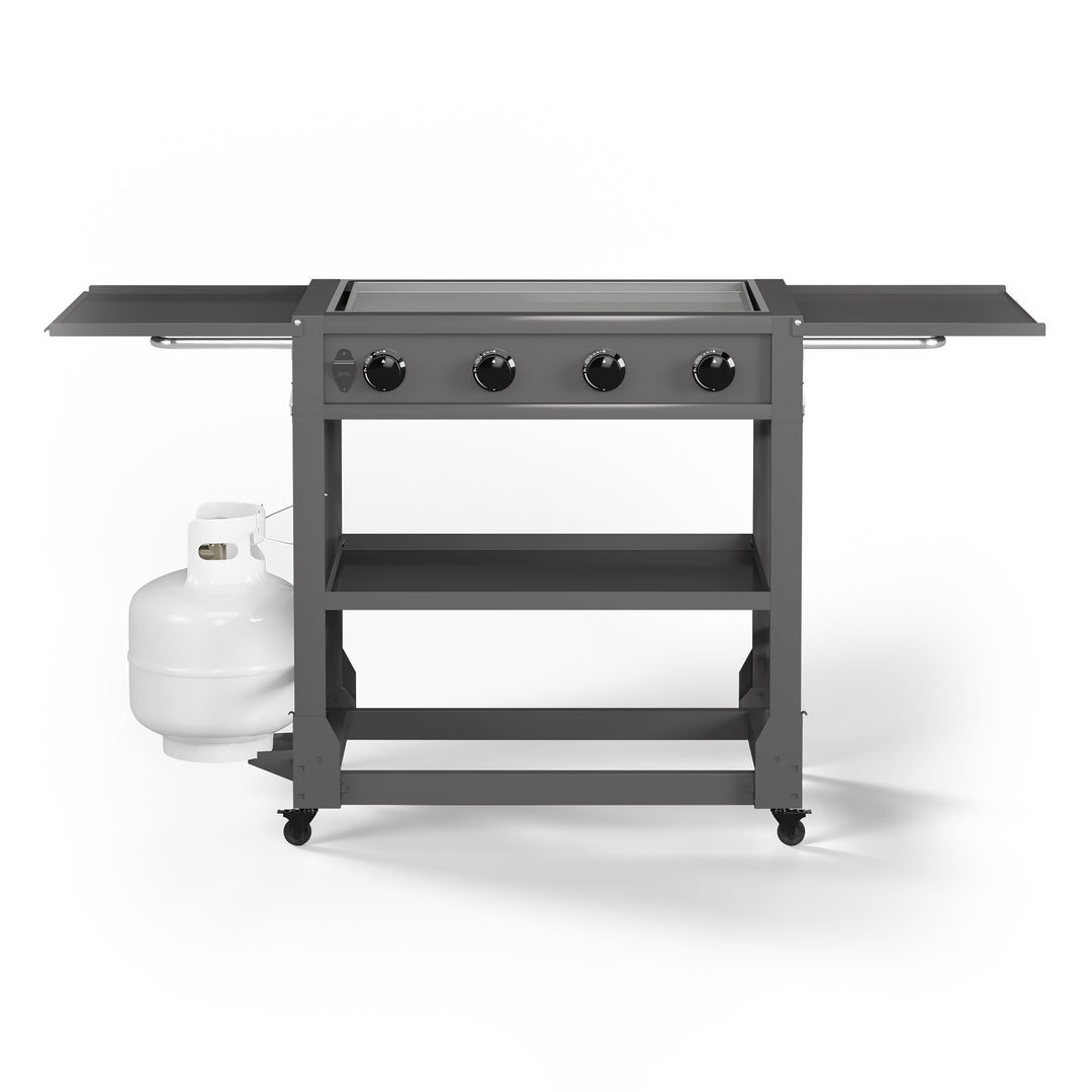 Fresno 4-Burner Flat Top Griddle + Griddle Tools & Griddle Cover