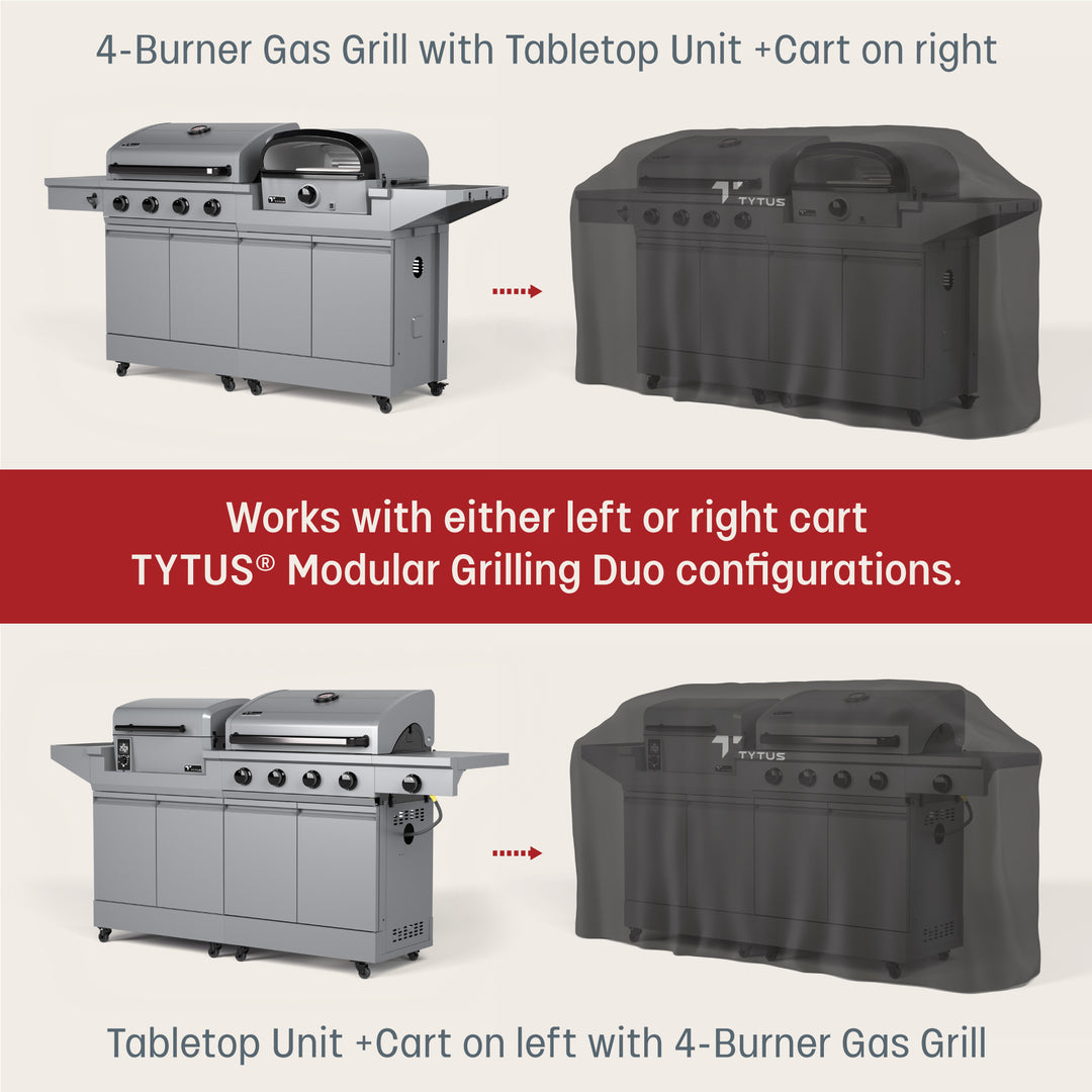 TYTUS 88" Modular Duo Grill Cover