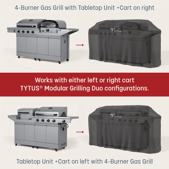 TYTUS 88" Modular Duo Grill Cover