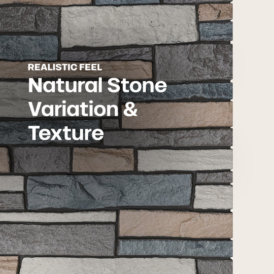 TYTUS Ash Faux Stone Panel Set