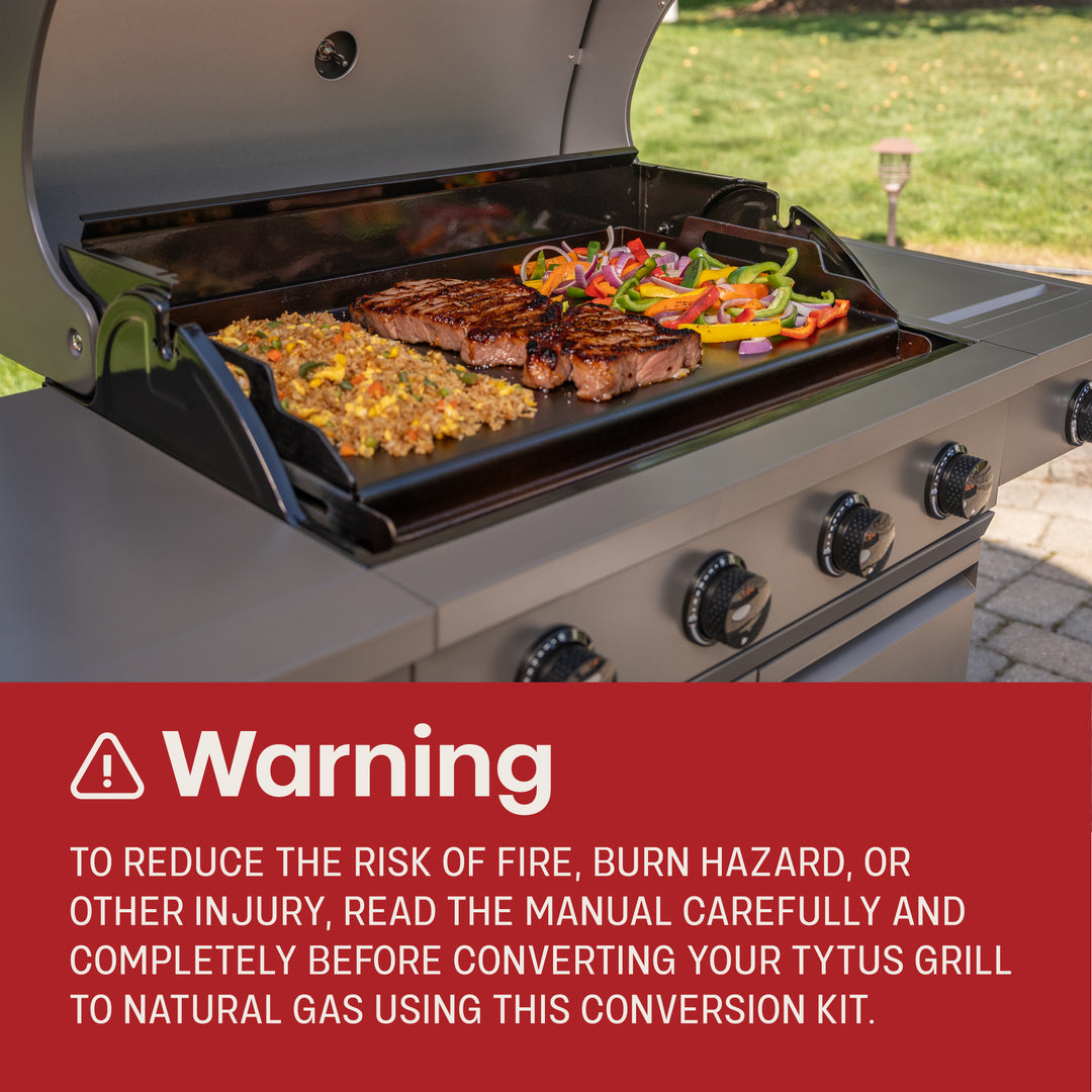 TYTUS Natural Gas Grill Conversion Kit
