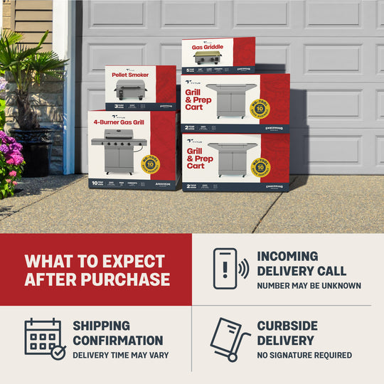 TYTUS Modular Trio with 4-Burner Gas Grill, Pellet Grill and 2-Burner Gas Griddle