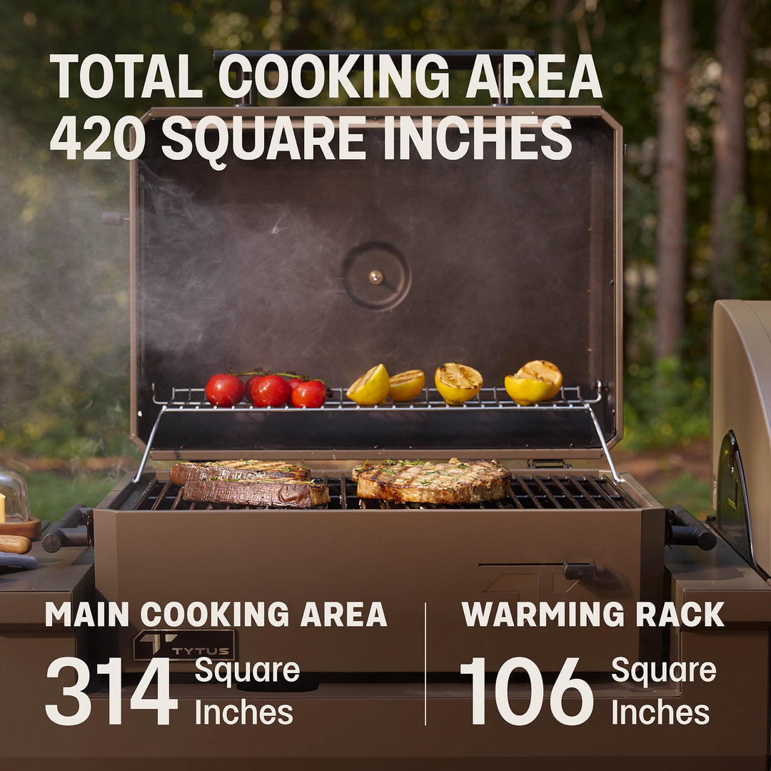 TYTUS Emberwood Charcoal Tabletop Grill