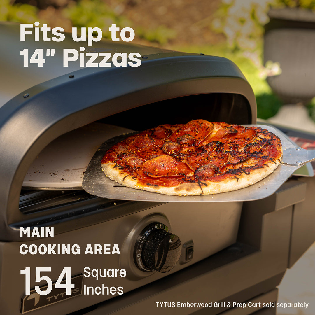 TYTUS Emberwood Gas Tabletop Pizza Oven