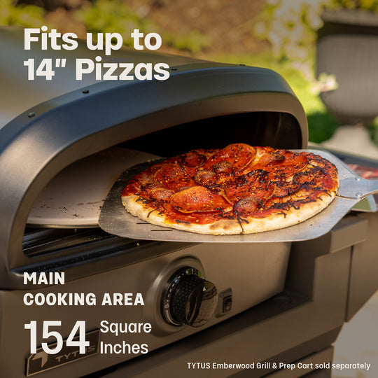 TYTUS Emberwood Gas Tabletop Pizza Oven