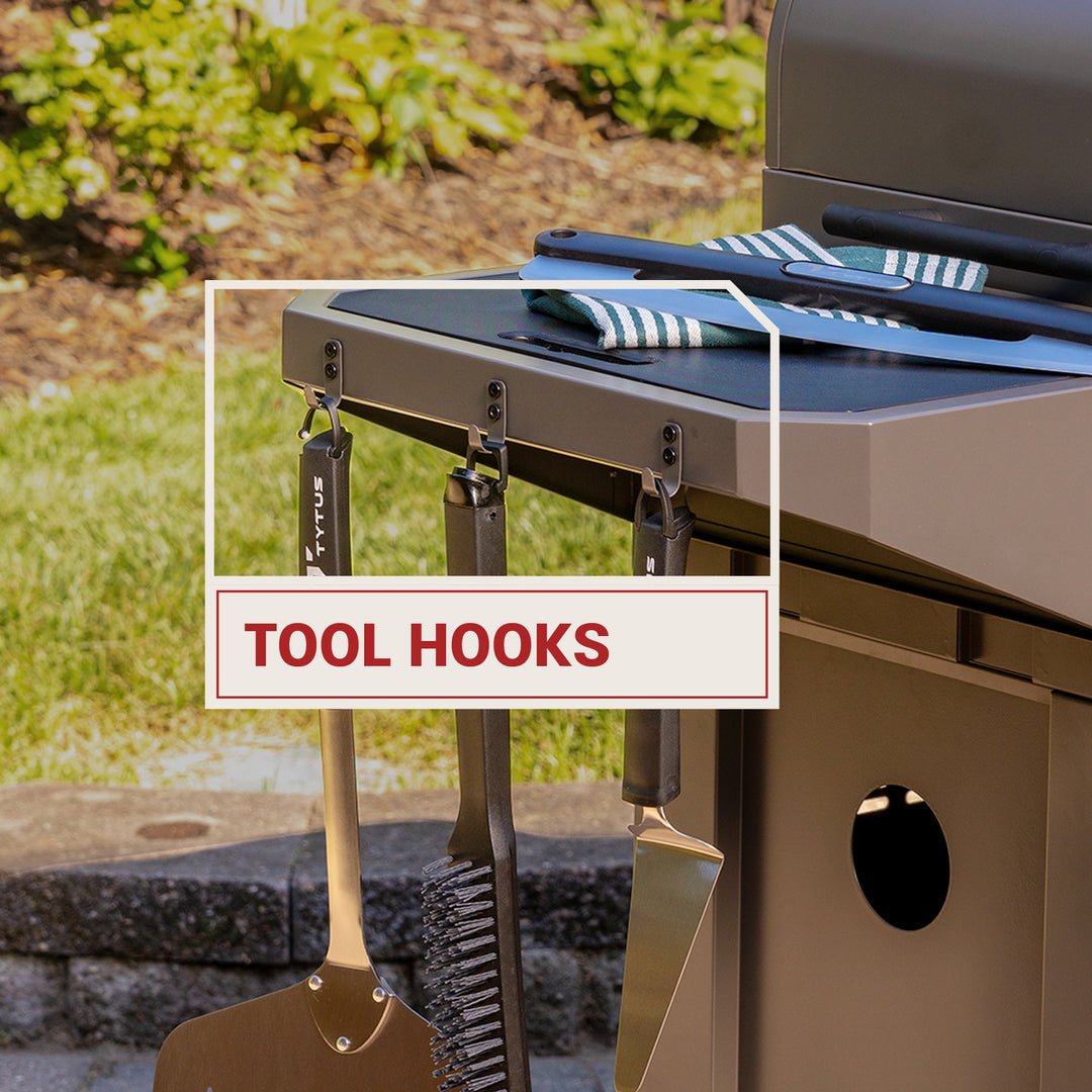 TYTUS Emberwood Grill and Prep Cart