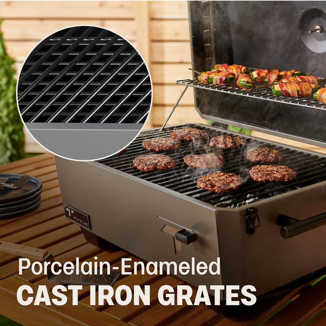 TYTUS Emberwood Charcoal Tabletop Grill