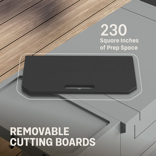 TYTUS Emberwood Grill and Prep Cart