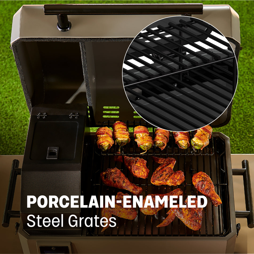 TYTUS Emberwood Tabletop Pellet Grill with Grill and Prep Cart