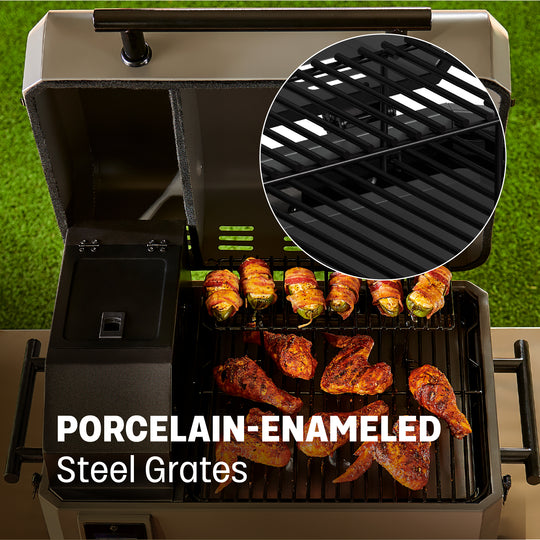 TYTUS Emberwood Tabletop Pellet Grill with Grill and Prep Cart