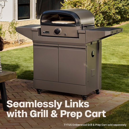 TYTUS Emberwood Gas Tabletop Pizza Oven