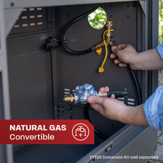 TYTUS Modular Duo with 4-Burner Gas Grill and Pellet Grill