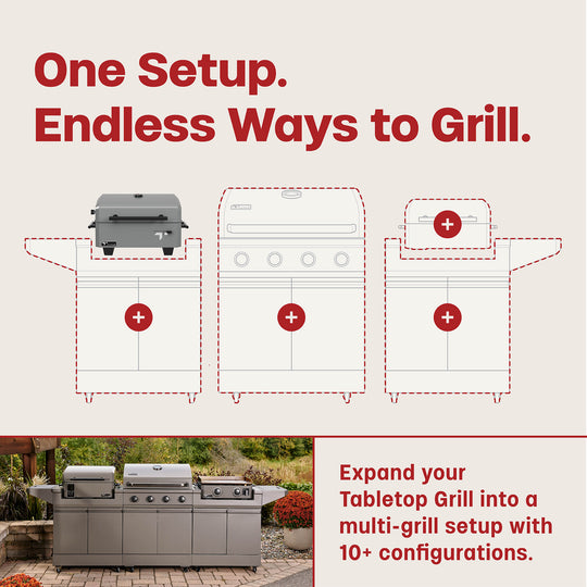 TYTUS Emberwood Charcoal Tabletop Grill