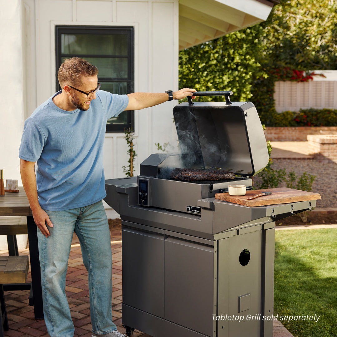TYTUS Emberwood Grill and Prep Cart
