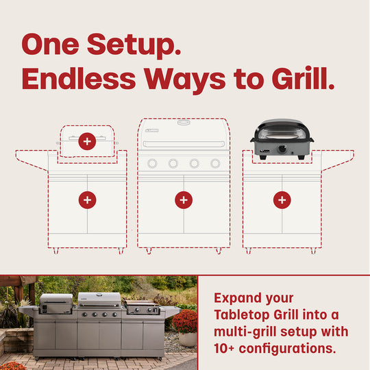 TYTUS Emberwood Gas Tabletop Pizza Oven