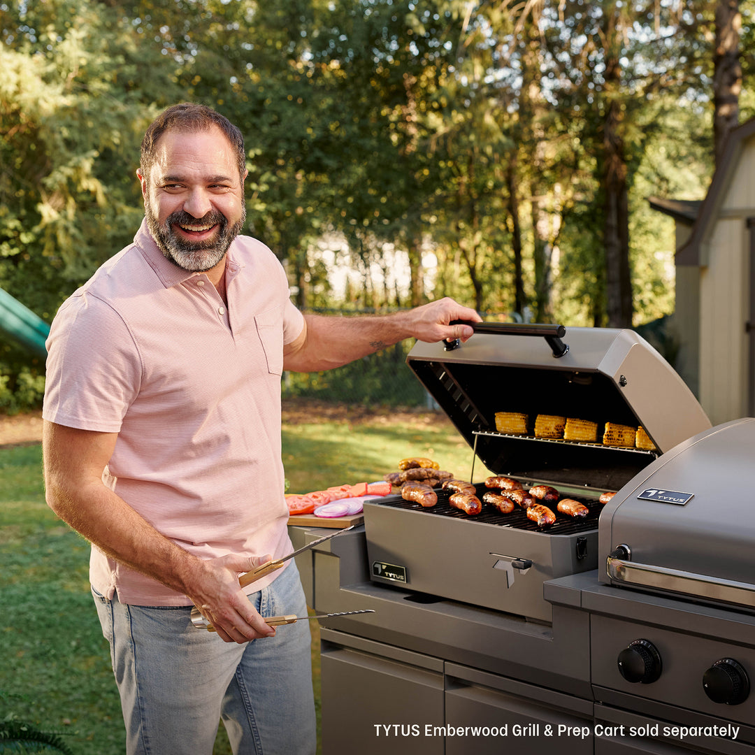 TYTUS Emberwood Charcoal Tabletop Grill