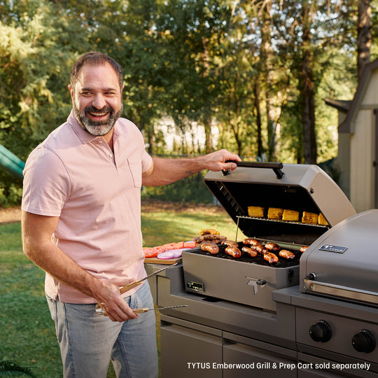 TYTUS Emberwood Charcoal Tabletop Grill
