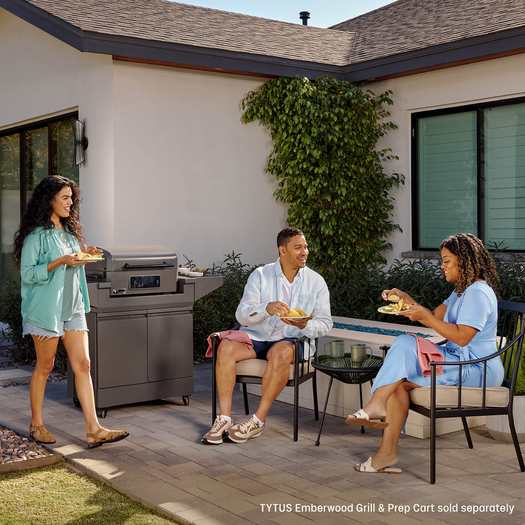 TYTUS Emberwood Electric Tabletop Grill and Griddle