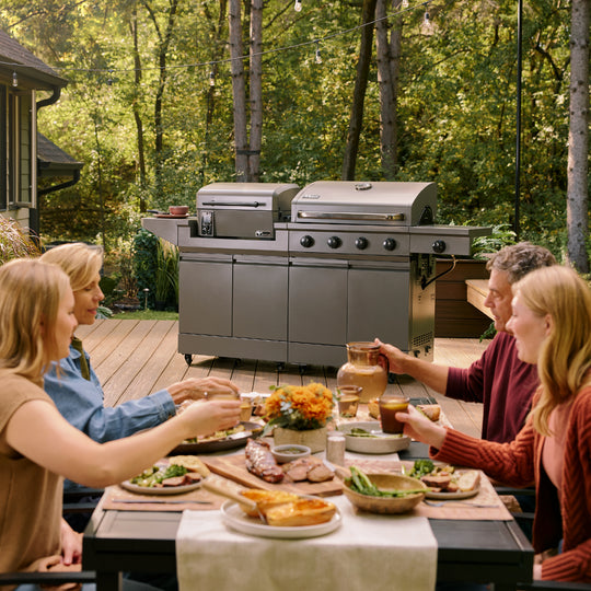 TYTUS Modular Duo with 4-Burner Gas Grill and Pellet Grill