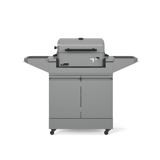 TYTUS Emberwood Charcoal Tabletop Grill with Grill and Prep Cart
