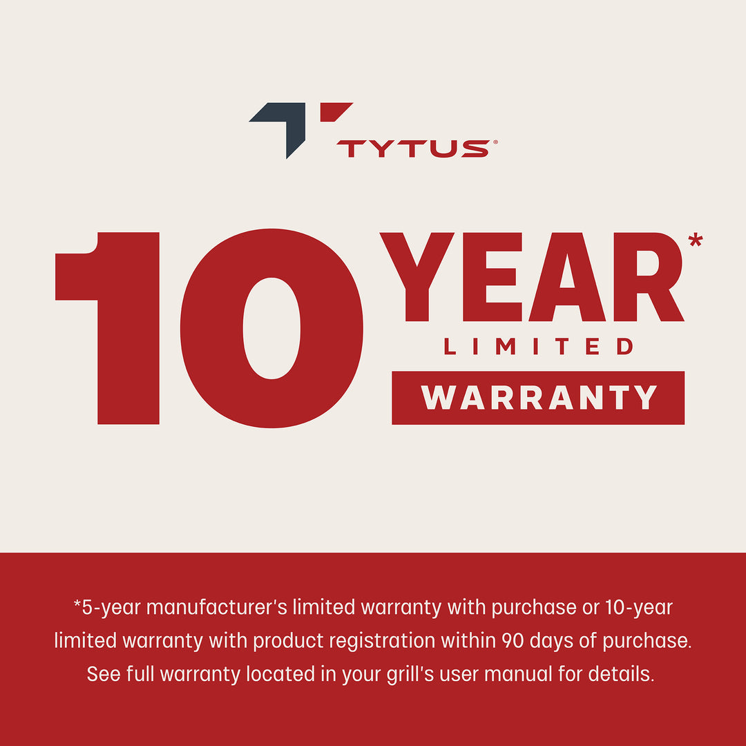 TYTUS Emberwood Electric Tabletop Grill and Griddle with Grill and Prep Cart