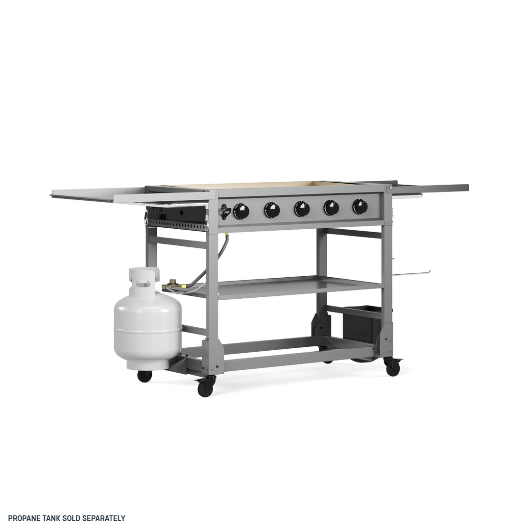 TYTUS Anaheim 5-Burner 36” Gas Griddle with Tool Set and Cover