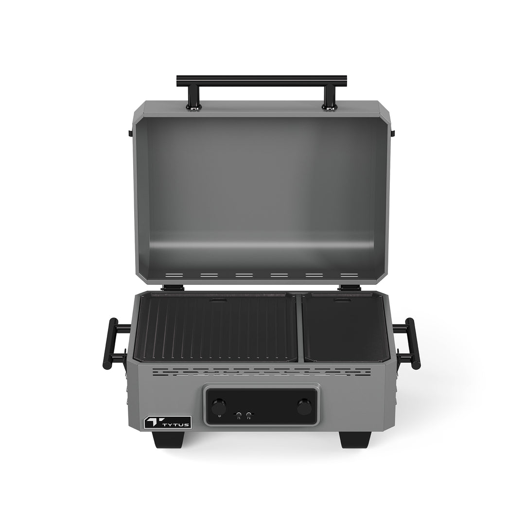 TYTUS Emberwood Electric Tabletop Grill and Griddle