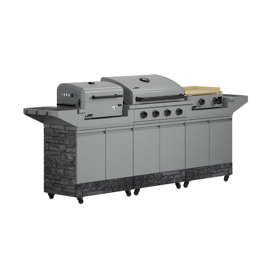 TYTUS Graphite Faux Stone Panel Set