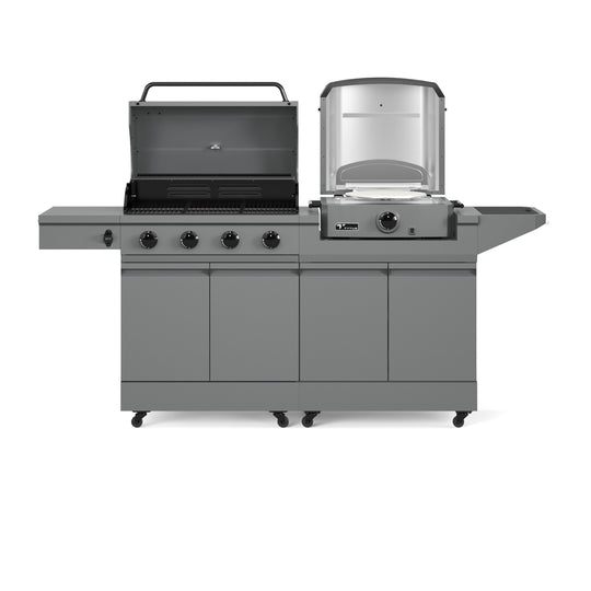 TYTUS Modular Duo with 4-Burner Gas Grill and Gas Pizza Oven