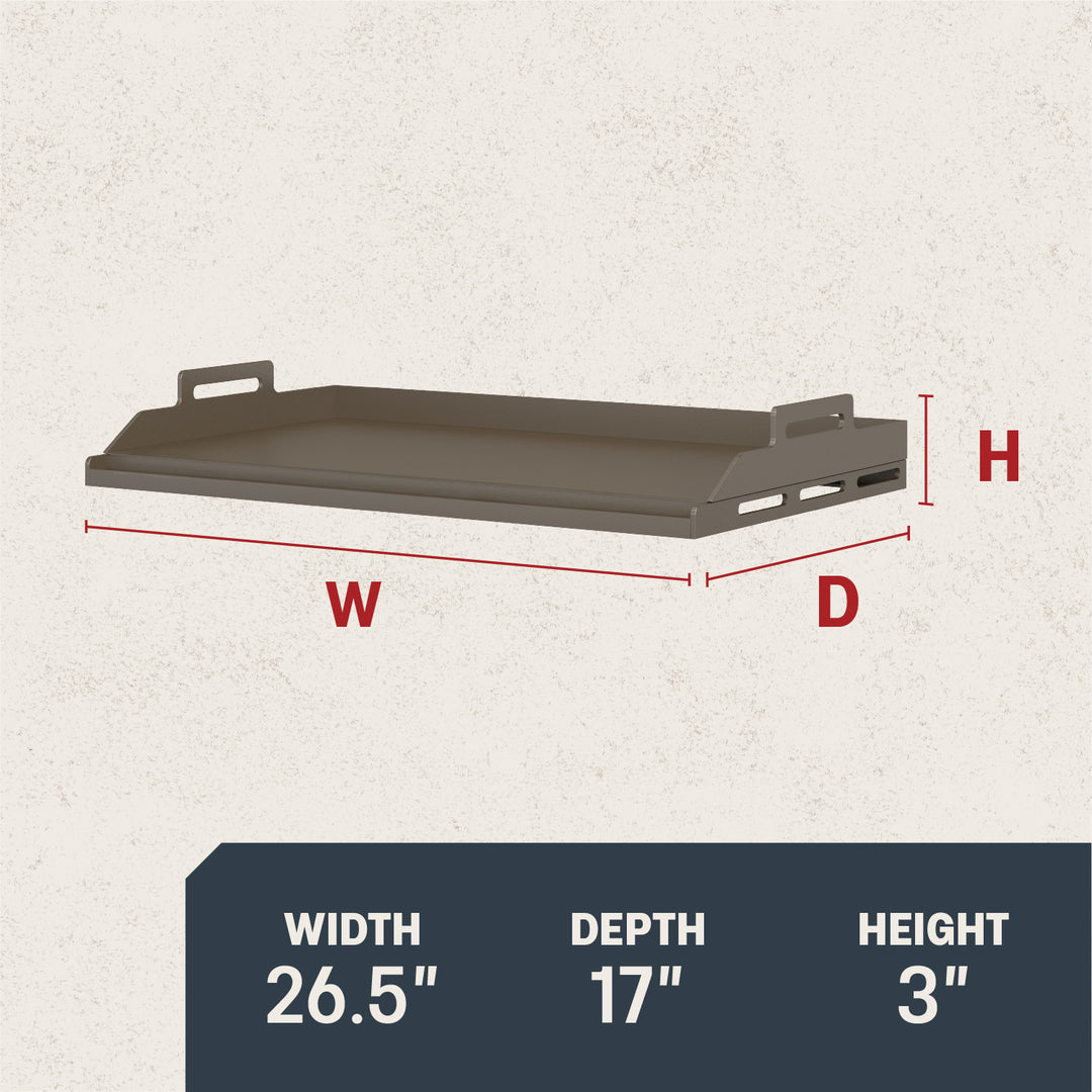 TYTUS 27” Full-Size Steel Griddle Insert