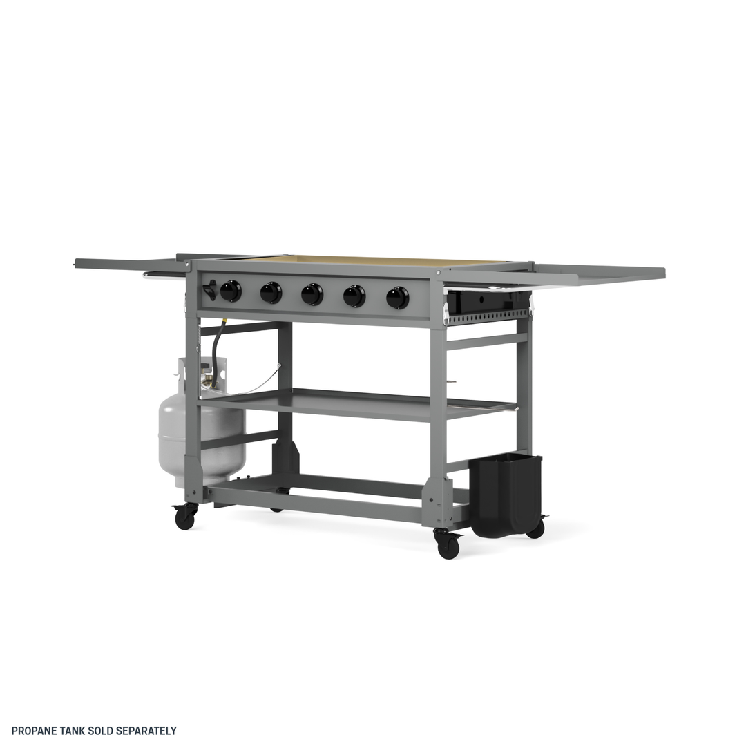 TYTUS Anaheim 5-Burner 36” Gas Griddle with Tool Set and Cover