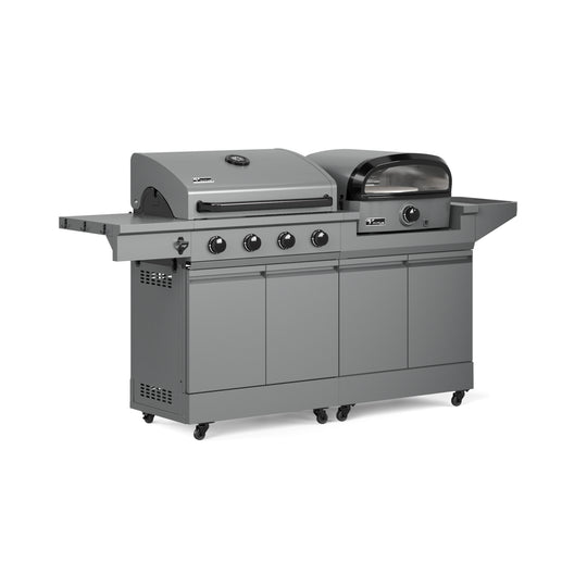 TYTUS Modular Duo with 4-Burner Gas Grill and Gas Pizza Oven