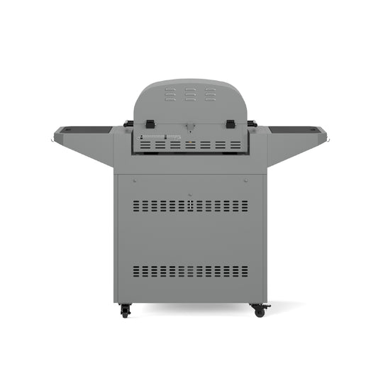 TYTUS Emberwood Gas Tabletop Pizza Oven with Grill and Prep Cart