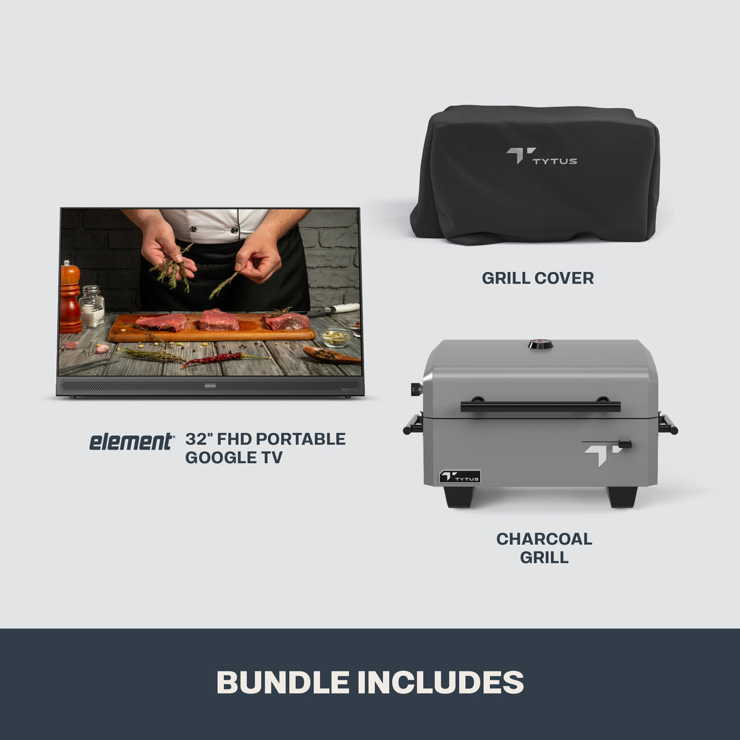 TYTUS x Element On-the-Go Grill & TV Bundle