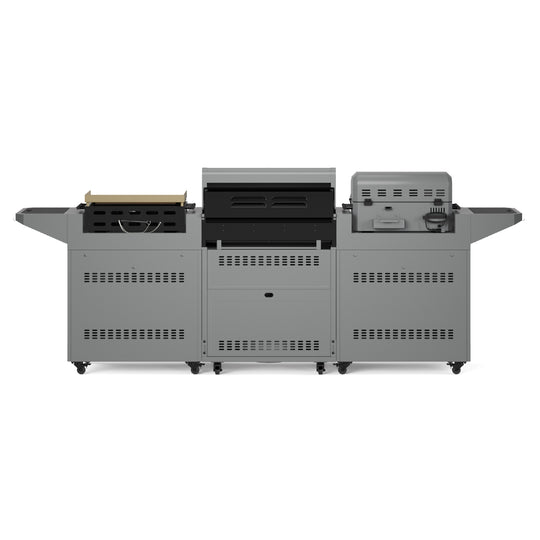 TYTUS Modular Trio with 4-Burner Gas Grill, Pellet Grill and 2-Burner Gas Griddle