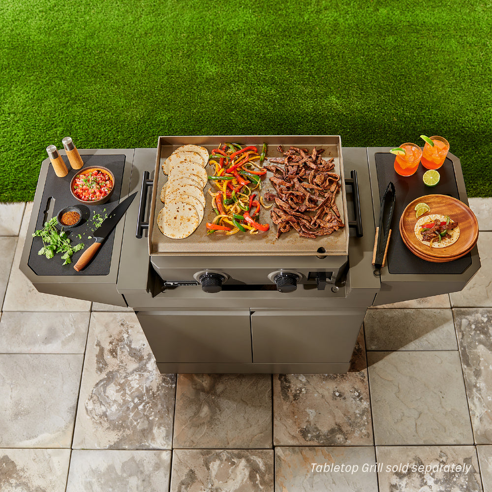 TYTUS Emberwood Grill and Prep Cart