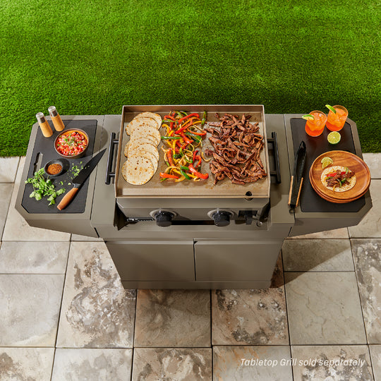 TYTUS Emberwood Grill and Prep Cart