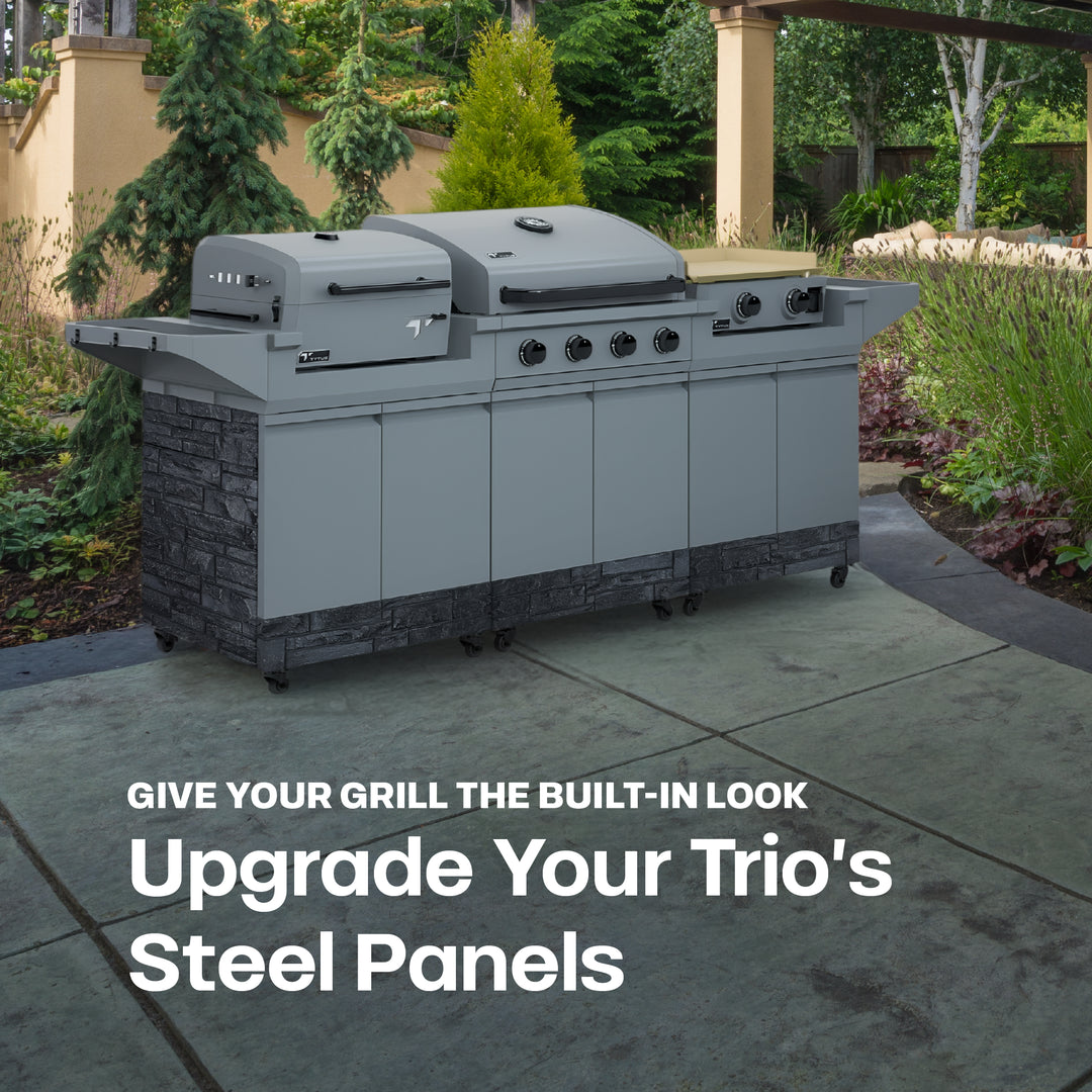 TYTUS Graphite Faux Stone Panel Set