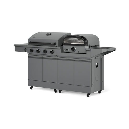 TYTUS Modular Duo with 4-Burner Gas Grill and Gas Pizza Oven