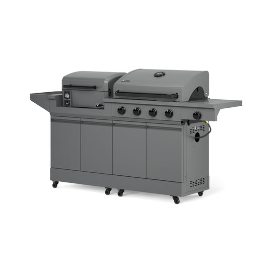 TYTUS Modular Duo with 4-Burner Gas Grill and Pellet Grill