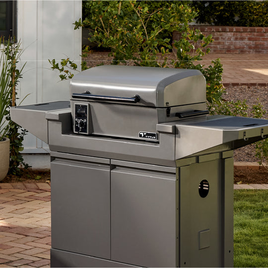 TYTUS Emberwood Tabletop Pellet Grill with Grill and Prep Cart