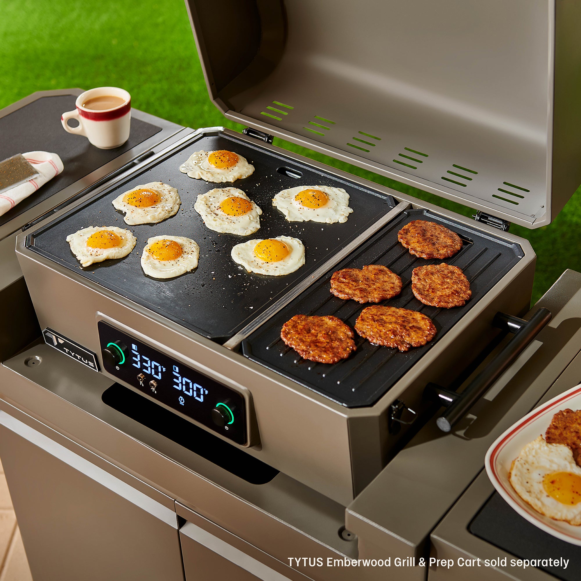 TYTUS Emberwood Electric Grill and Griddle - Thumbnail 2