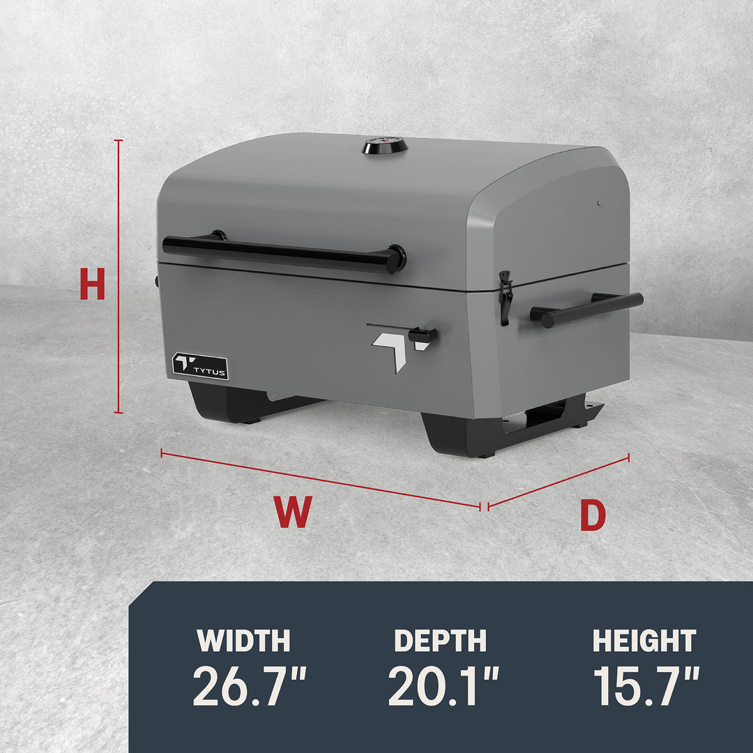 TYTUS Emberwood Charcoal Tabletop Grill