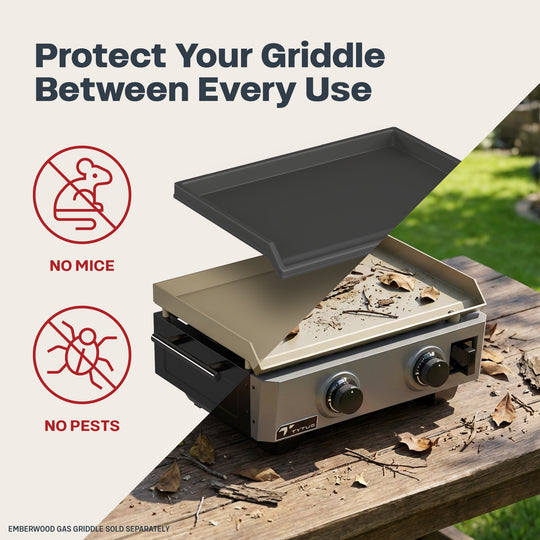 TYTUS Silicone Cover for Emberwood 2-Burner 22” Gas Tabletop Griddle