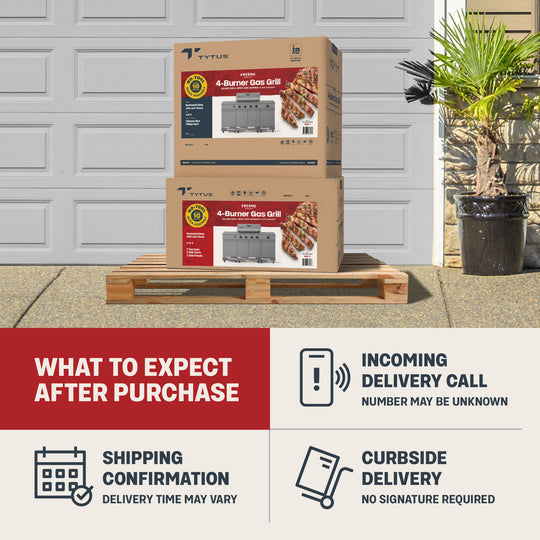 TYTUS Fresno 4-Burner Gas Grill Island with Side Burner and Ice Bucket in Gunmetal and Ash Stone