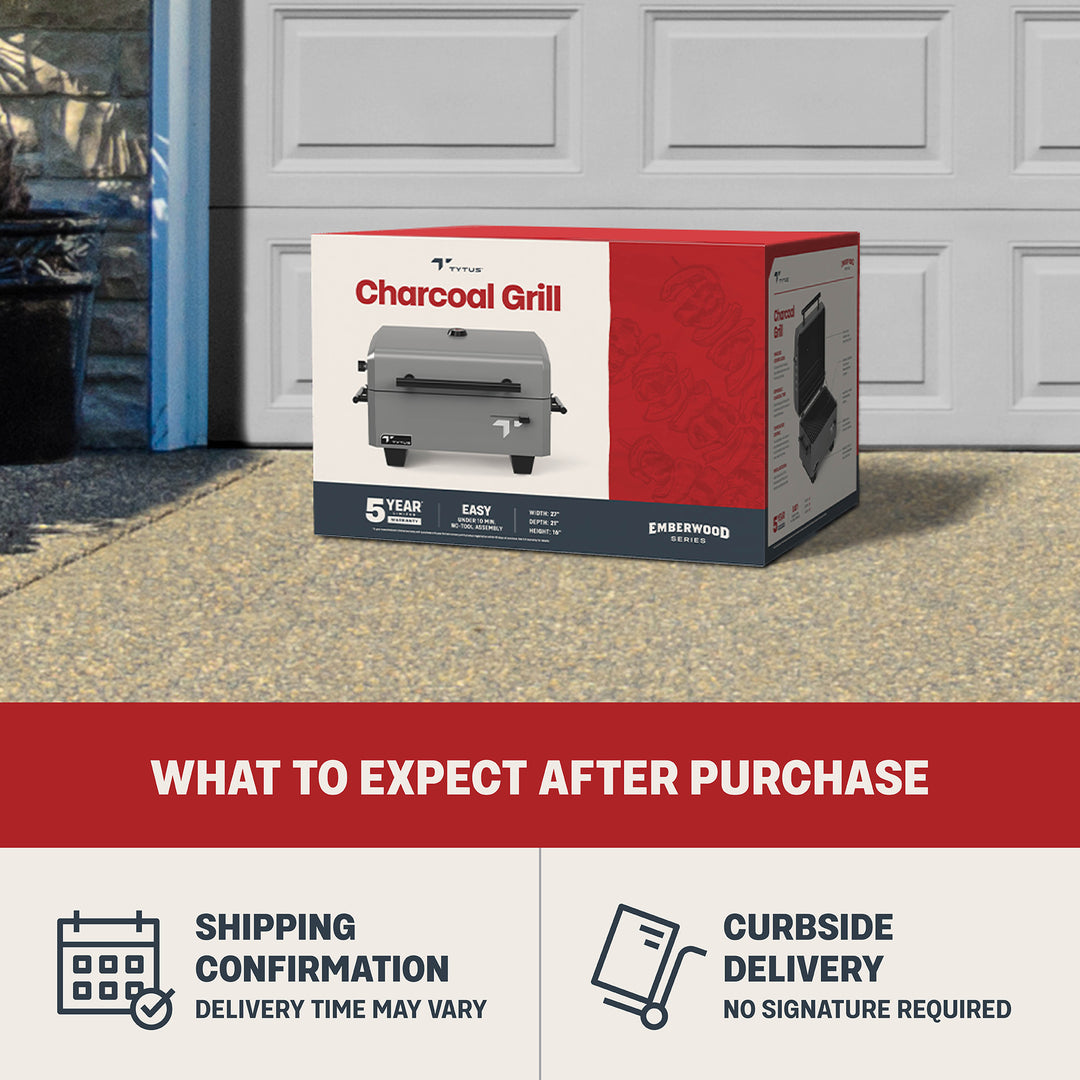 TYTUS Emberwood Charcoal Tabletop Grill