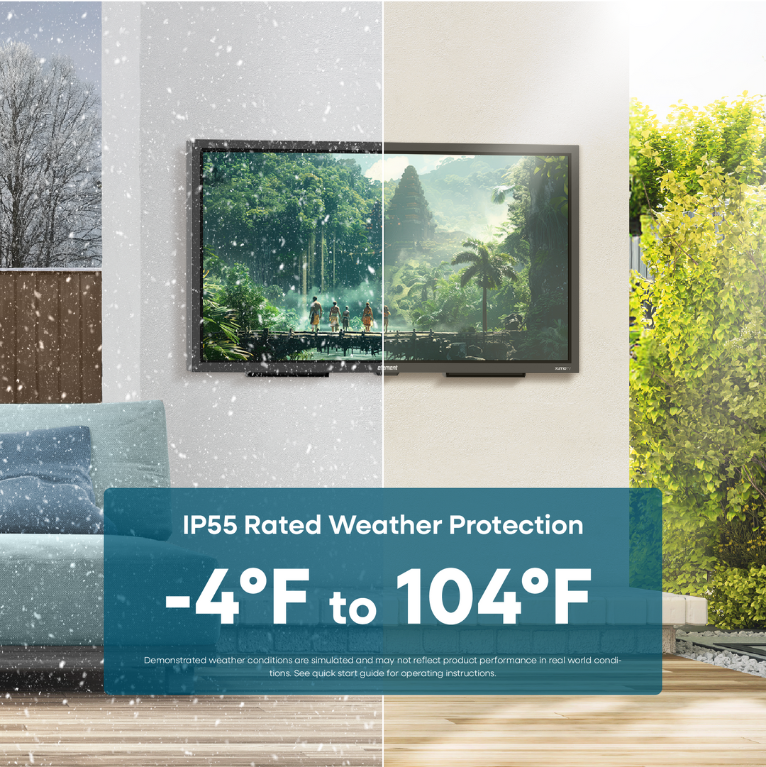 Element 55" 4K Partial Sun Outdoor Xumo TV