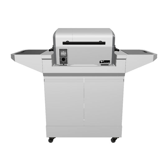 TYTUS Emberwood Tabletop Pellet Grill with Grill and Prep Cart