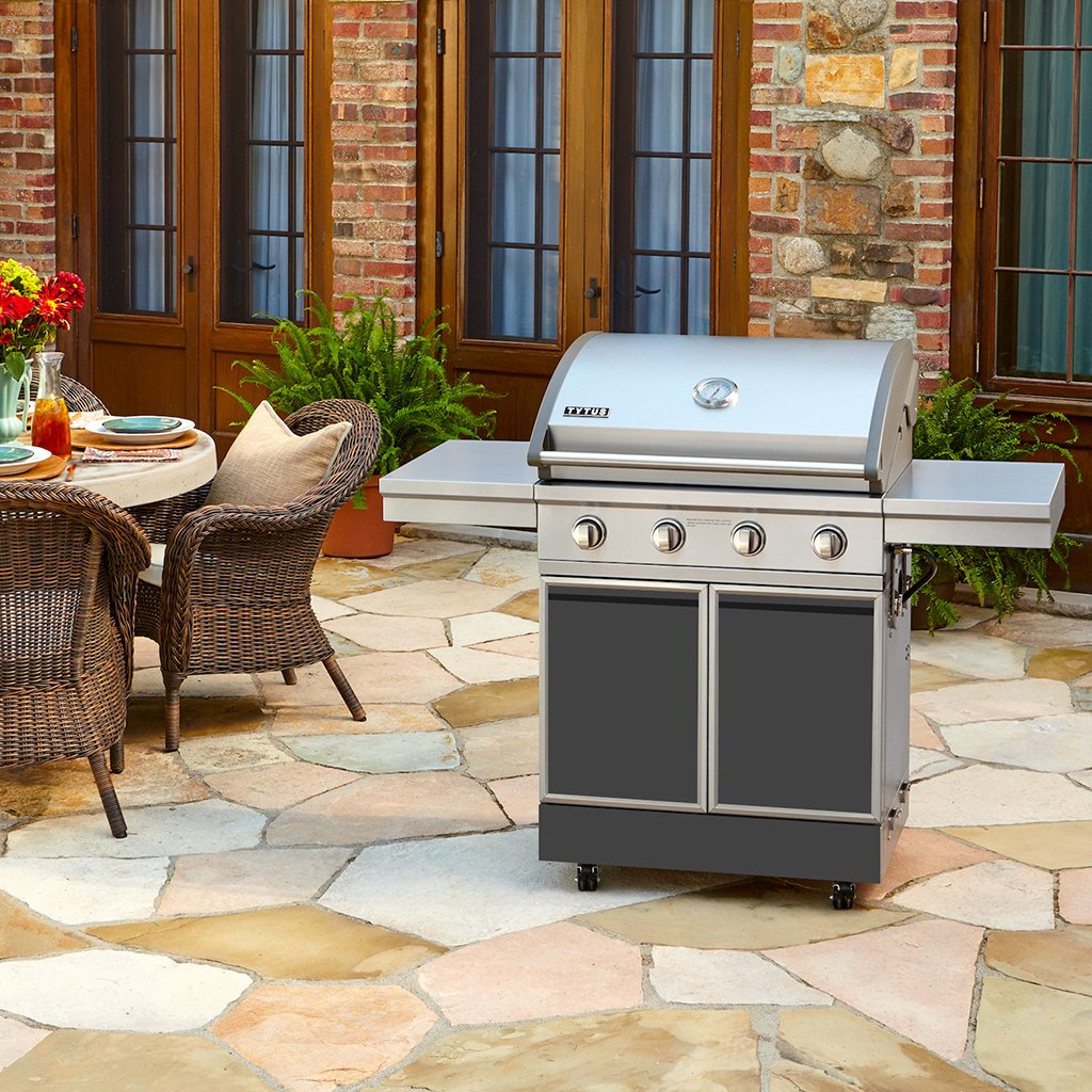 Charcoal Gray Freestanding Grill – TYTUS Grills